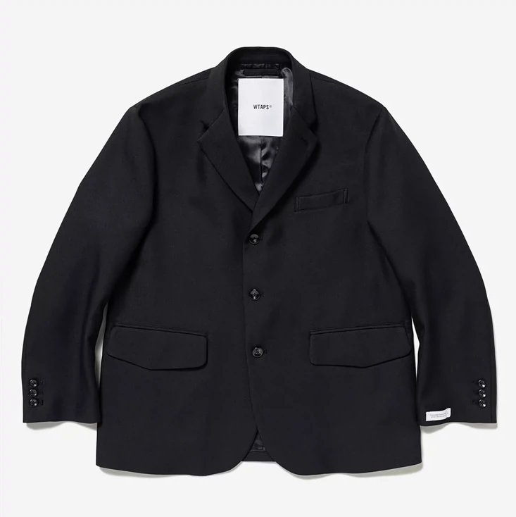 大D巢舍预约WTAPS ACADEMY/JACKET/POLY.TWILL 23AW 西服夹克-Taobao