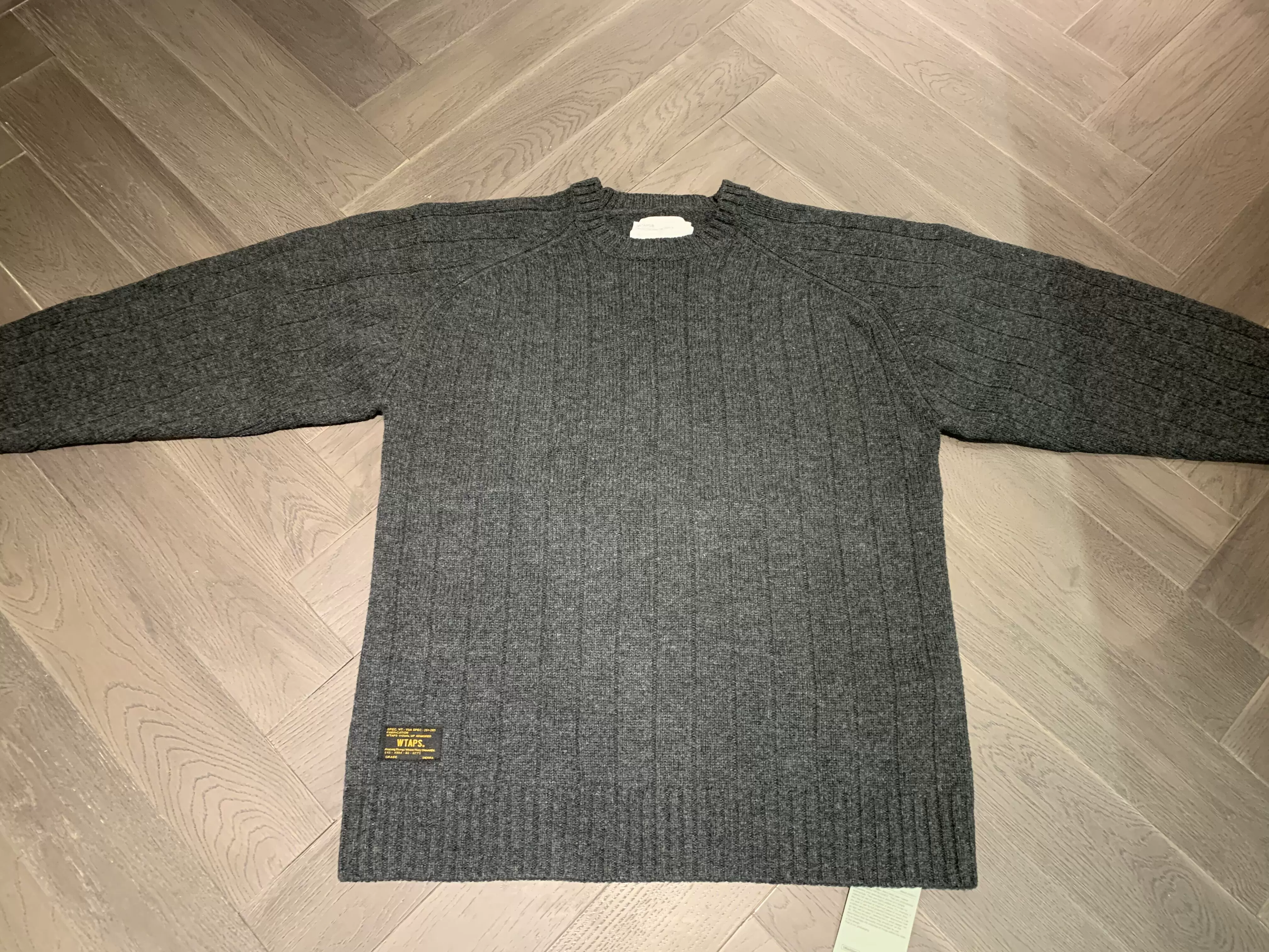 大D巢舍现货WTAPS DECK CREW SWEATER.WOOL 17AW羊毛毛衣余文乐-Taobao