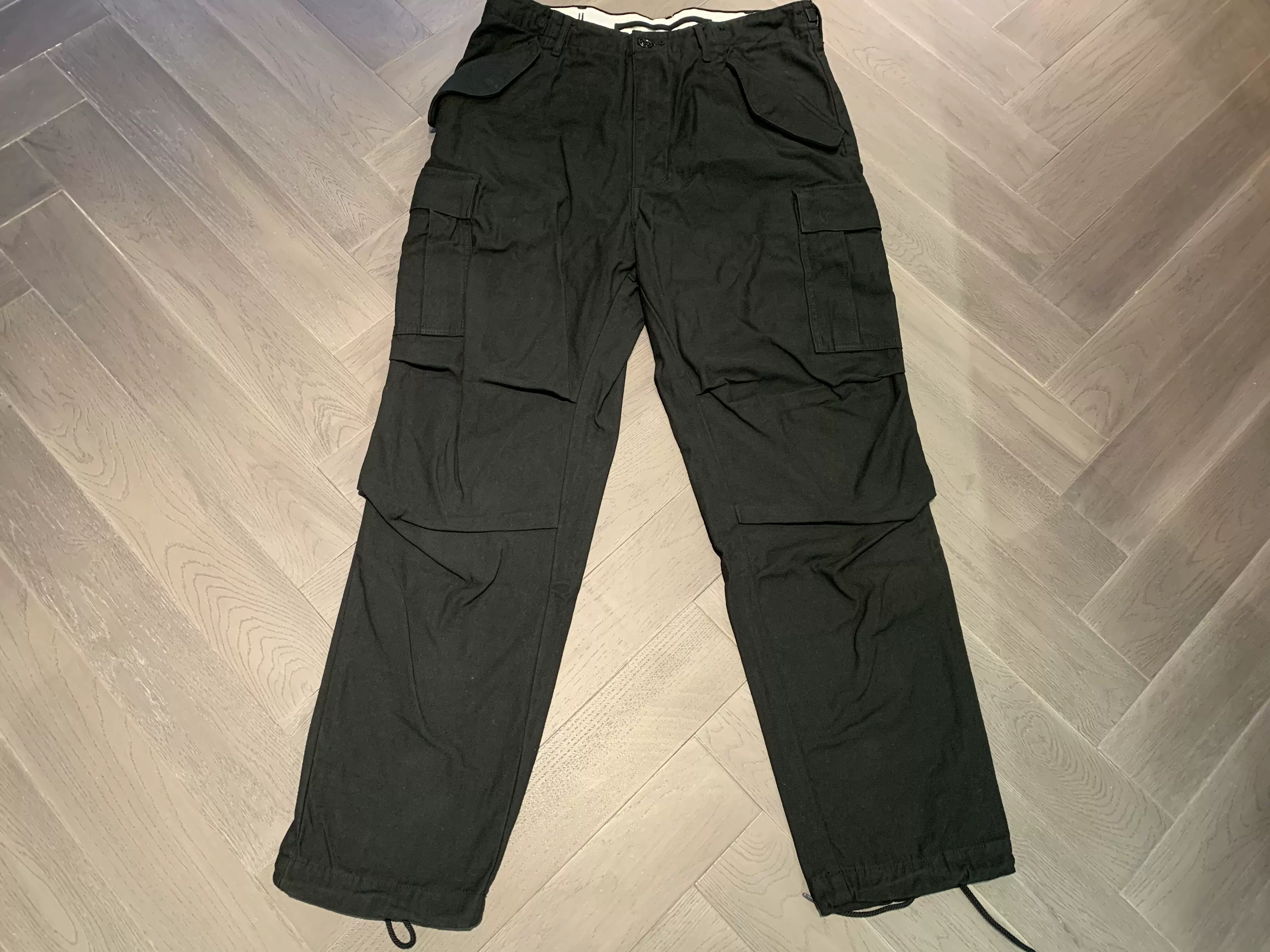 DESCENDANT 20ss D-65M SATIN TROUSERS DESCENDANT D-65M SATIN