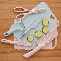 Household Cutting Board, Slicing Knife, Kitchen Knife Set, Dormitory Cutting Board Complete Set, Gift Cutting Board, Fruit Chopping Board