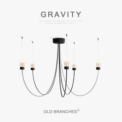 Moooi Italian Designer Living Room Art Lamp French Light Luxury Loft Staircase Post-Modern Dining Room Bedroom Chandelier