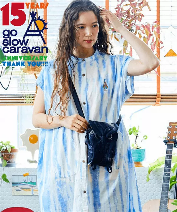 MORN CREATIONS × go slow caravan シャークポーチ - ウエストポーチ