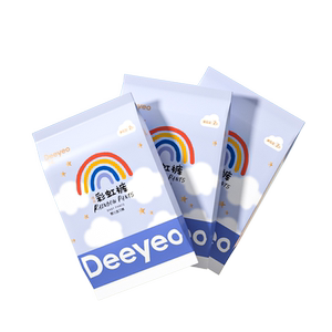 
Deyou Rainbow Baby Diaper Pulling Pants Trial Pack Ultra-thin Breathable SML Code Baby Diaper Experience Pack
