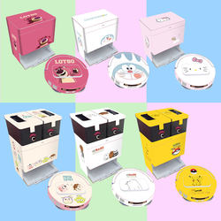 Suitable for Ecovacs X8/X9/T80/T50Pro Sweeping and Mopping Robot Film Protector Colorful Cartoon Film