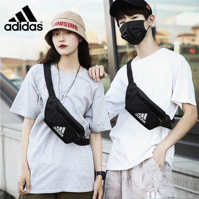 Adidas Adidas crossbody bag men s and women s small bag shoulder bag sports waist bag versatile chest bag ultra light small shoulder bag