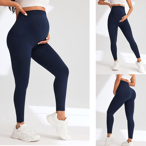 
Maternity Yoga Pants Large Size Leggings Autumn and Winter New Pregnancy Fitness Sports Pants High Waist Seamless Pants 200*0.5kg