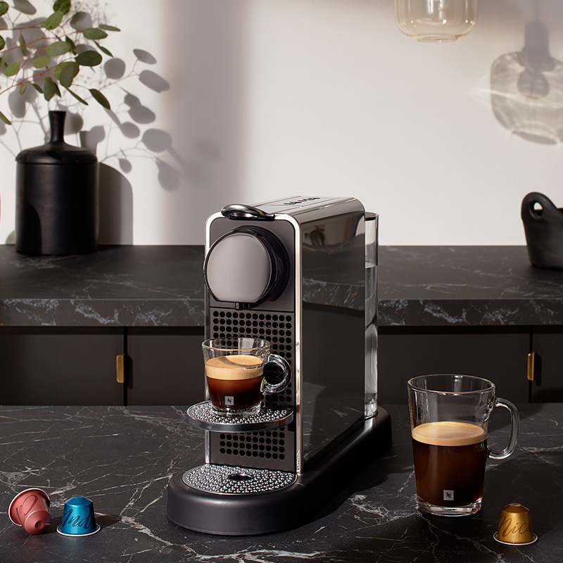 Nespresso Citiz Platinum Capsule Coffee Machine - Includes