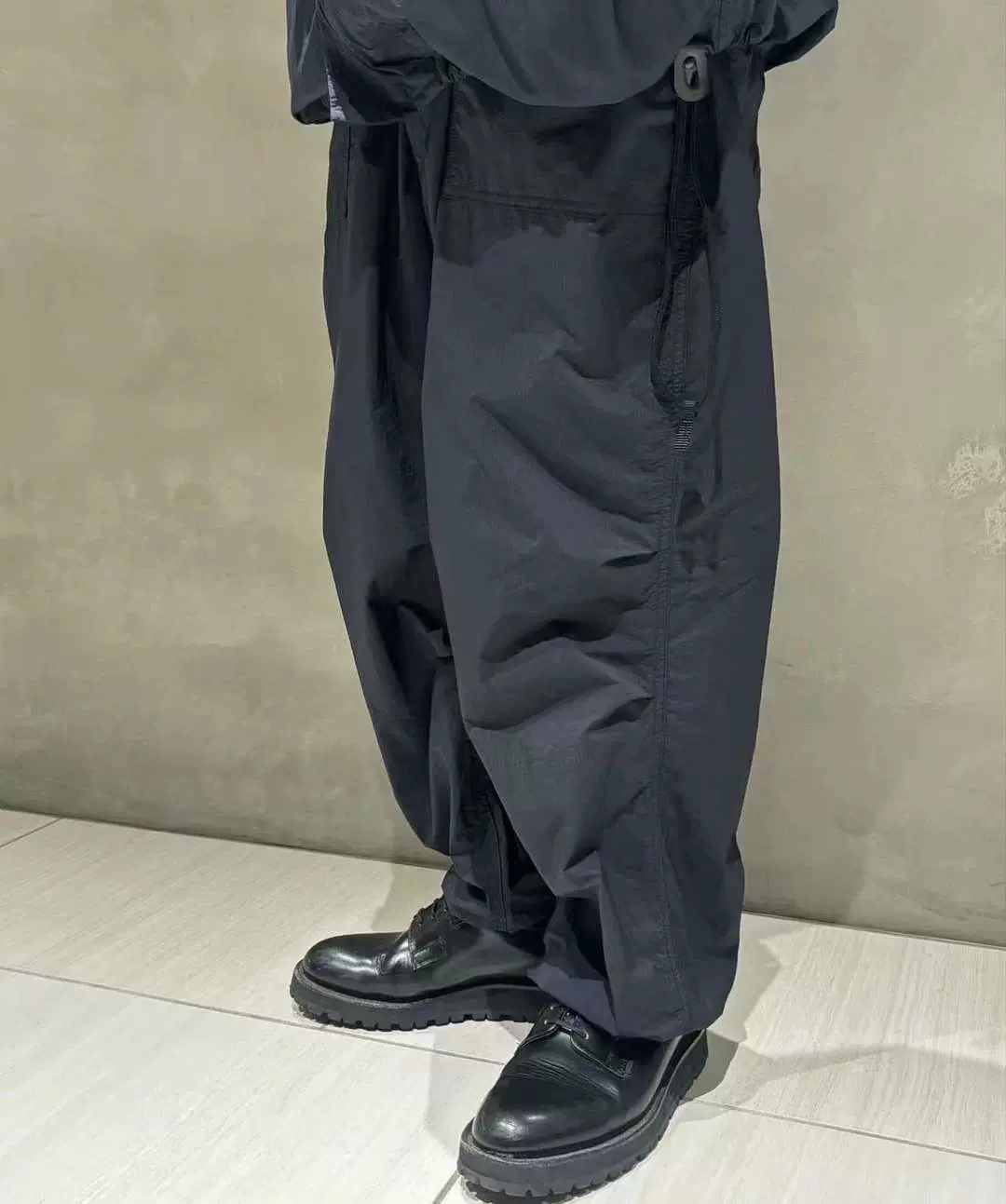 代购N.HOOLYWOOD TACTICAL PANTS 尼龙抽绳宽松休闲运动长裤24SS-Taobao