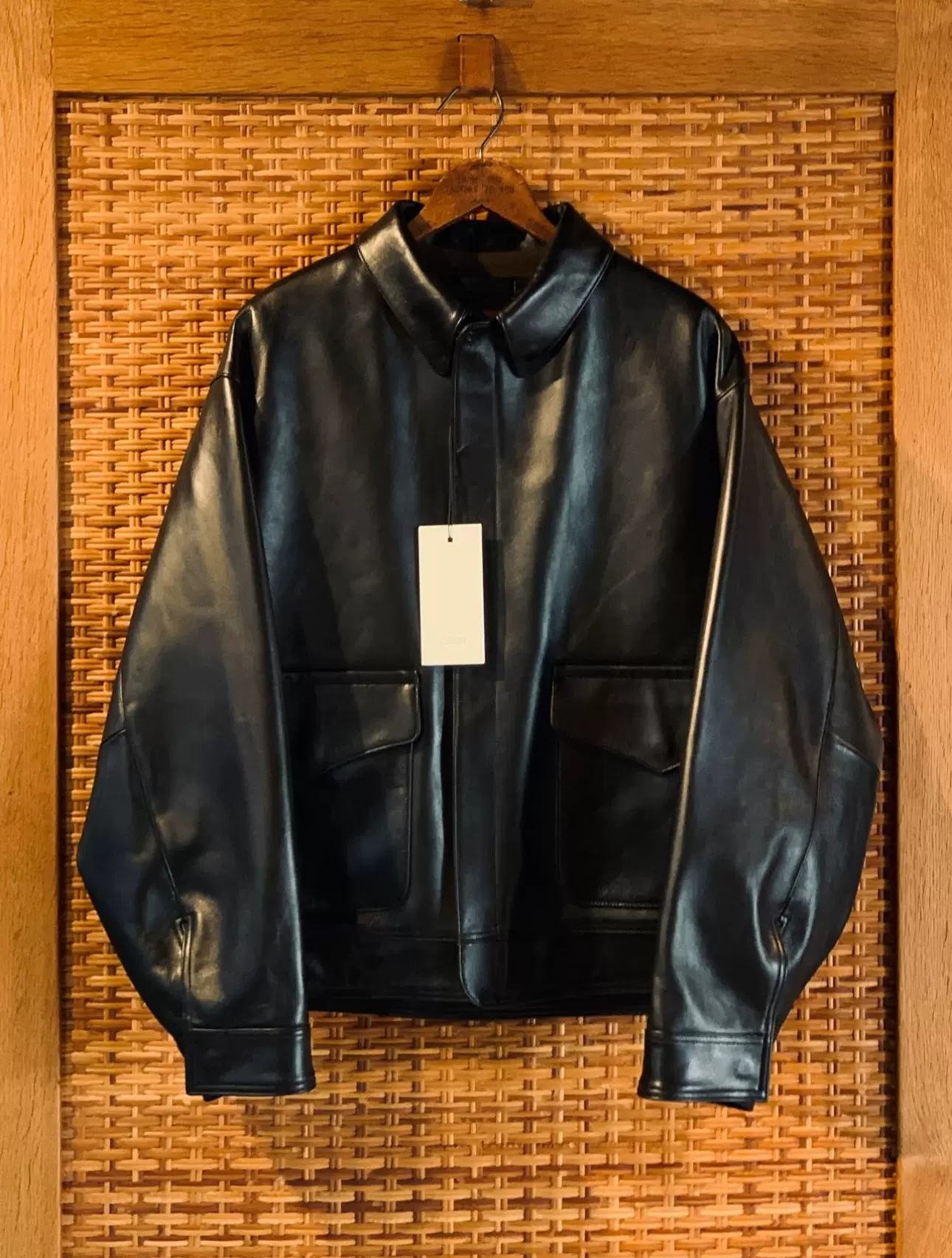 A PRESSE Leather Type A-2 Flight Jacket A.PRESSE 