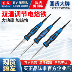 Dongcheng Electric Soldering Iron, Small Household Soldering Pen, Repair and Welding Tool Set, Professional-Grade Portable Electric Soldering Iron