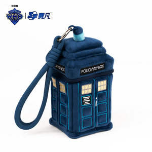 
Self-developed Doctor Who Tardis plush pendant folding printed shopping bag