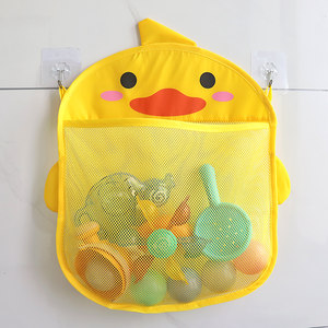 Baby bathroom bath toy baby storage bag cartoon duckling bath supplies water filter water, water toy network