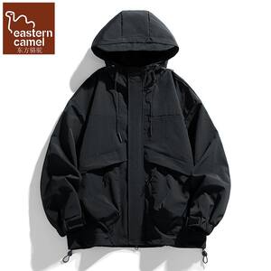 
Oriental Camel American hooded jacket men's spring and autumn new work jacket casual sports coat trend