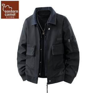
Oriental Camel men's spring new bomber jacket men's multi-pocket Barn style work jacket spring and autumn tops