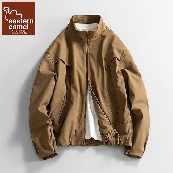 
Oriental Camel Deconstructed Baseball Jacket Trendy European and American Street Cleanfit American Pilot Uniform Jacket