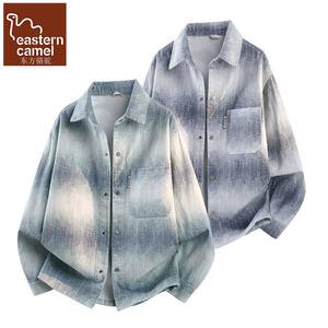 
Oriental Camel Gradient Color Denim Jacket Men's Spring and Autumn Trendy Tops Pure Cotton Spring Teen Jacket Men