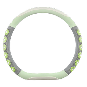 
Steering wheel cover four seasons universal cartoon women's cute sweat-absorbing and non-slip summer internet celebrity car handle cover d-shaped