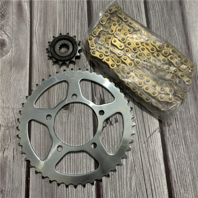 It is suitable for GW250/S/F GSX250R DL250-A kit chain and oil seal chain sprocket plate size gear
