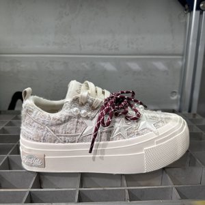 kaalixto small fragrance star shoes national trend thick sole height-enhanced fashion versatile couple casual canvas shoes