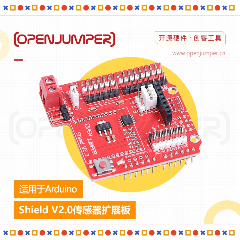 Board mở rộng cảm biến Arduino UNO do openjumper sản xuất cho Arduino