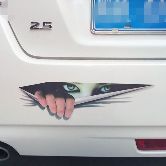 "I Love You" Purple Rectangle Bumper Sticker - Durable Vinyl Decal For Car, Laptop, More