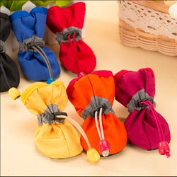 Dog Shoes for Autumn and Winter, a Set of 4 Teddy Shoes, Pomeranian and Bichon Pet Shoe Covers, Autumn Puppy Foot Covers, Waterproof Rain Boots