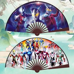 Folding Fan for Children, Cartoon Animation, Unisex, Summer, Double-Sided Pattern, Portable Children's Fan