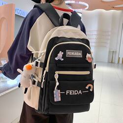 Middle School Student Schoolbag Female ins Primary School Student Third to Sixth Grade Large Capacity Backpack Male Junior High School Student Backpack