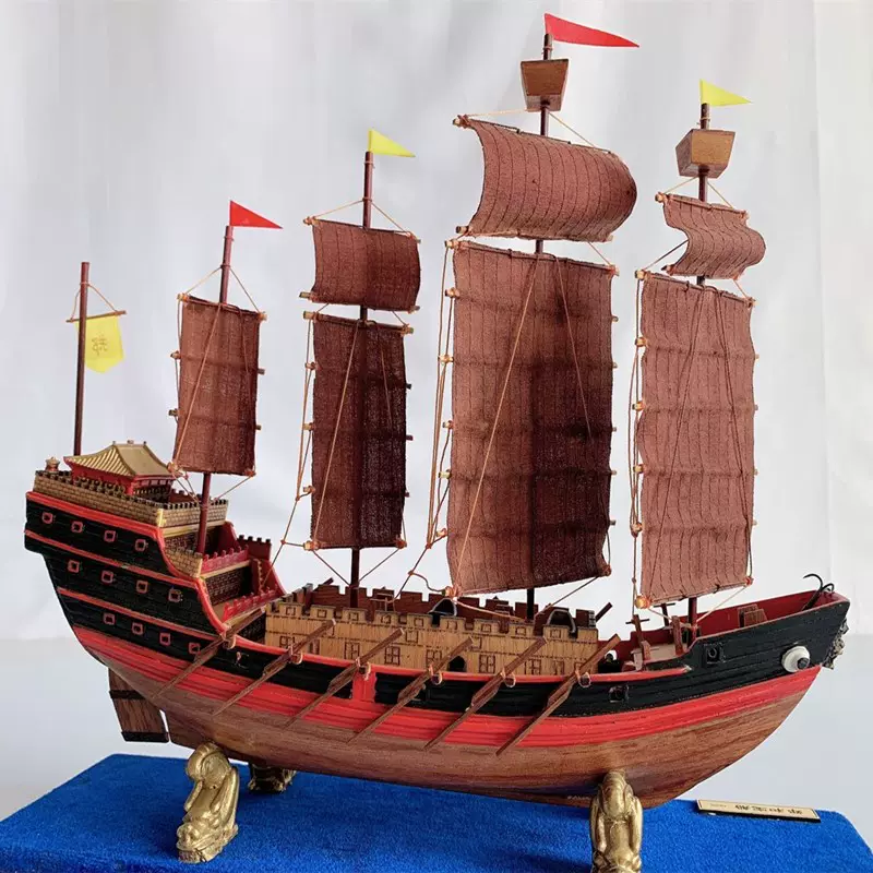 郑和号帆船模型中国明代ZHENGHE