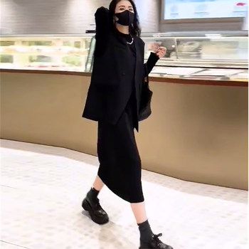 Spring large size fat mm fashion suit for women
