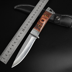 Portable Fruit Knife Swiss Army Knife High Hardness Outdoor Knife Straight Knife Field Knife Self-defense Cold Weapon One