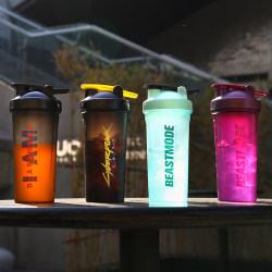 Beastmode Shaker Cup Fitness Portable Graduated Sports Water Cup Protein Shaker Powder Cup Mixing Milkshake Cup