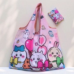 New Usachi Large-Capacity Shopping Bag, Foldable, Portable, Compact, Supermarket Eco-Friendly Bag, Vest Bag, Letter Bag