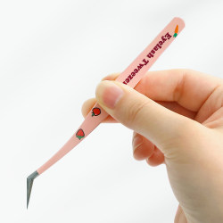 Anchor's same style tweezers, high-looking hand account tweezers, hand account tool tape stickers, pointed elbow, straight head account tweezers