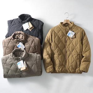 Fold up the divine robe! Italian light luxury! Efficient Warmth Japanese Retro Mountain Quilted Jacket, Couple's Jacket