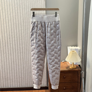 
90% white duck down filling! Heat-locking! Women's winter plus velvet warm and cold-resistant down pants with inner lining and leggings