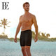 
BE Van Dean New Men's Five-point Anti-Awkward Swimming Bottoms Anti-Awkward Quick Dry Professional Training Boxer Swimming Bottoms