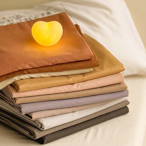 
Menggu Meijia Gentleman Retro Pure Cotton Bed Sheet Single Piece Solid Color Versatile Cotton Beds Cover Single 1.8m Double Bed Sheet