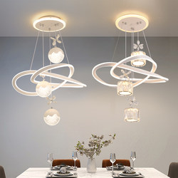 Led Restaurant Chandelier Modern Minimalist Dining Room Crystal Chandelier New Bedroom Chandelier Staircase Chandelier Zhongshan Lighting Fixtures