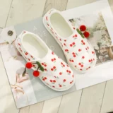 Послеродовая удобная обувь для беременных, летние нескользящие тонкие милые туфли для молодой матери на платформе, мягкая подошва