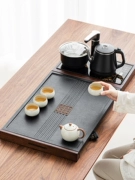 Bộ ấm trà gia đình, ấm đun nước hoàn toàn tự động, khay trà tích hợp, bộ bàn pha trà Kung Fu hoàn chỉnh, văn phòng hiện đại và đơn giản