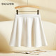 
Off-white short suit skirt for women 2025 new summer high-waisted a-line umbrella skirt big swaying small short skirt