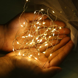 Led Flashing Lights Gift Box Mini Copper Wire Starry Sky Small Light String Bouquet Decoration Birthday Atmosphere Light Strip