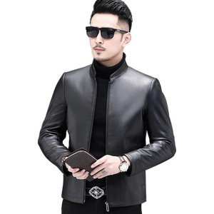 
Spring and Autumn New Genuine Leather Jacket Men's Haining Sheepskin Short Thin Motorcycle Leather Jacket Handsome Casual Jacket Trendy