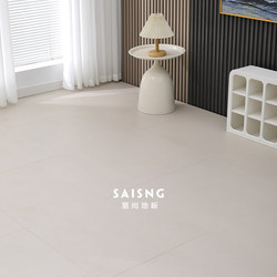 Solid Color Laminate Flooring Cream Light Gray Micro Cement Home Commercial Clothing Store Flooring Waterproof and Wear-Resistant