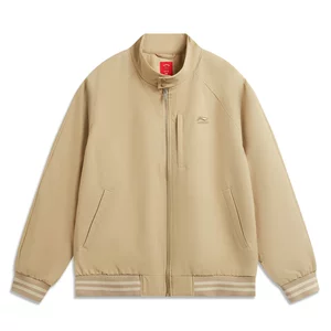 Li Ning Rijin Dou Jin Cotton Jacket Men's 2026 Spring New Fashion Water-Repellent Cotton Jacket AJDW027