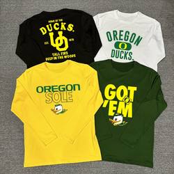 Autumn American Sports Long-Sleeved T-Shirt Men's Russian Okoka Duck Quick-Drying Top Training Warm-Up Basketball Uniform Fitness