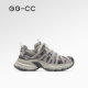 GGCCins style retro old bundled dad shoes gray 2025 autumn new thick-soled casual shoes women's shoes