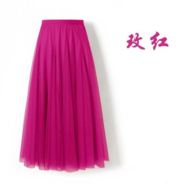 Spring And Summer Women s 2024 Fashionable Mesh Drooping Large Hem spring-and-summer-women-s-2024-fashionable-mesh-drooping-large-hem