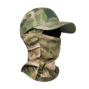 
Camouflage baseball cap mask set outdoor camping hiking mountaineering fishing sun protection sports cap sun protection sun protection
